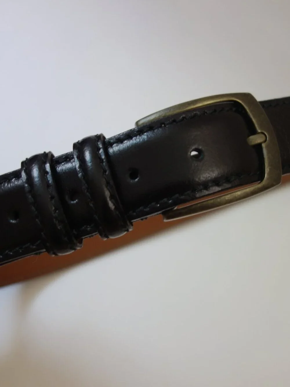 Joseph Abboud Men's Italian Hand Crafted Leather Belt Black (38/95) NWOT!